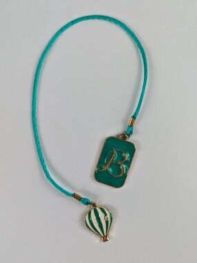 Hot Air Balloon Monogram Initial B Ribbon Bookmark